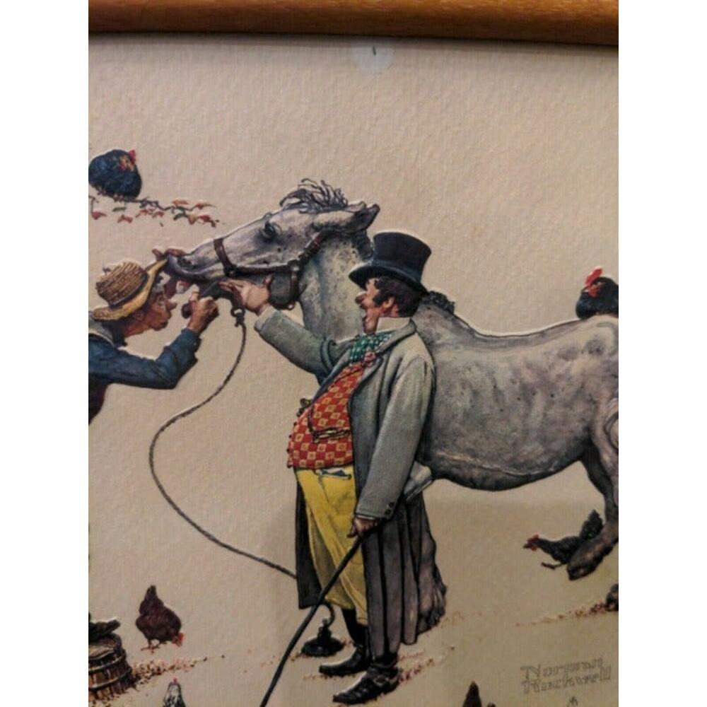 Norman Rockwell Salesman Horsetrader Art Print - Picture 12 of 12
